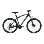 Bisan MTS 4600 46 cm 27.5 Jant 21 Vites Mat Siyah - Mavi Renk Erkek Dağ Bisikleti