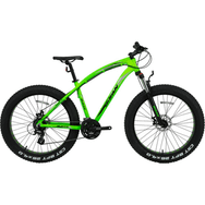 Bisan Savage FT1 Altus Fat Bike 26 Jant 8 Vites 43 cm Siyah Yeşil Dağ Bisikleti