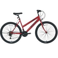 Bisan Sentiero V 24 Jant 21 Vites 44 cm Beyaz Kırmızı Kadın Dağ Bisikleti