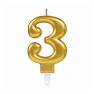 Bisepetim 3 Rakam Gold Renk Mum
