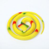 Bisepetim 80 cm Sarı Gerçekçi Silikon Yumuşak Yılan
