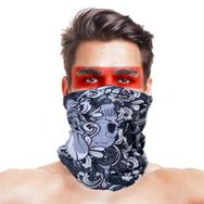 Bisepetim Kafatası Yapraklı Bandana