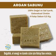 Bitkiselce 4x450 gr El Yapımı Argan Sabunu
