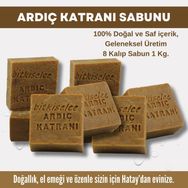 Bitkiselce 8x950 gr El Yapımı Ardıç Katranı Sabunu