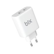Bix 50 Watt Type-C PD 3.0 Çift Çıkışlı Hızlı Şarj Cihazı