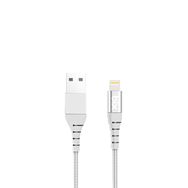 Bix BX-IP01C MFI Beyaz Sertifikalı Lightning Şarj ve Data Kablosu