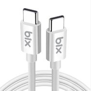 Bix BX-UC02C 1 mt Beyaz 60W Type-C to Type-C Hızlı Şarj ve Data Kablosu