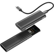 Bix BX05HD Type-C 3.1 Gen2 to PCIe NVMe M.2 Gri Disk Kutusu SSD