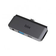 Bix BX16HB Type-C USB 3.5 mm Aux HDMI 4K Thunderbolt 3.0 PD Dönüştürücü Hub
