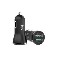 Bix Qualcomm BX-2UA Siyah 3.0 Akıllı Hızlı Araç Şarjı