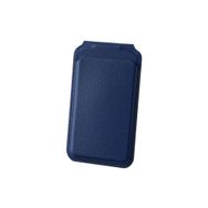 Bix TMW2 iPhone Mavi Magsafe Manyetik Deri Kartlık Katlanabilir Standlı Cüzdan