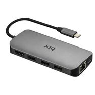 Bix Type-C Kart Okuyucu HDMI Ethernet USB Dönüştürücü