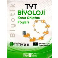 Biyotik Yayınları TYT Biyoloji Konu Anlatım Föyleri