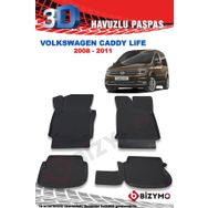 Bizymo Volkswagen Caddy Life 2008-2011 3D Paspas Takımı