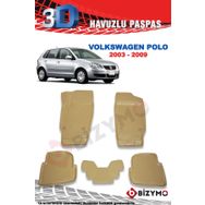 Bizymo Volkswagen Polo 2003-2009 3D Bej Paspas Takımı