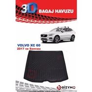 Bizymo Volvo XC60 Suv 2017 ve Sonrası 3D Bagaj Havuzu