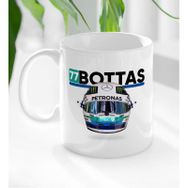BK 1 Gift F1 Bottas Tasarımlı Beyaz Kupa Bardak