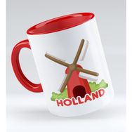 BK 1 Gift Holland Tasarımlı Kırmızı Kupa Bardak