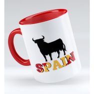 BK 1 Gift Spain Tasarımlı Kırmızı Kupa Bardak