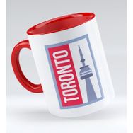 BK 1 Gift Toronto Tasarımlı Kırmızı Kupa Bardak