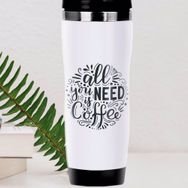 BK 16 Gift Coffee Tasarımlı Çelik Termos Bardak
