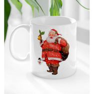BK 2 Gift Noel Baba Tasarımlı Beyaz Kupa Bardak