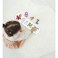 BK 2 Toys Çocuklara Özel İsimli Fotoğraflı Kız Süper Kahraman Ahşap Eğitici Puzzle