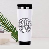 BK 26 Gift Coffee Tasarımlı Çelik Termos Bardak