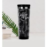 BK 31 Gift Coffee Tasarımlı Çelik Termos Bardak