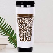 BK 32 Gift Coffee Tasarımlı Çelik Termos Bardak