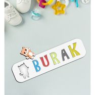 BK 34 Toys Çocuklara Özel İsimli Figürlü Ahşap Eğitici Yapboz Puzzle