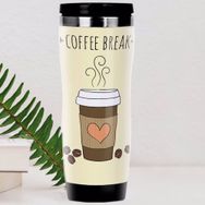 BK 38 Gift Coffee Tasarımlı Çelik Termos Bardak