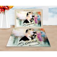 BK 7 Home Atatürk Silüet Tasarımlı 1000 Parça Profesyonel Puzzle