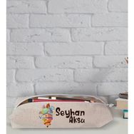 BK 8 İsme Özel Keten Bez Kalemlik