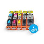 BK Canon Pgi 5Bk Cli 8Bk C M Y Muadil Çok Renkli Dolu Kolay Dolan Kartuş 5 Renk