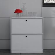 BK Concept ÇA-D-1140-Ç 65,4 cm Çıtasız Kapaklı Beyaz Çok Amaçlı Dolap