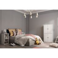 BK Concept G-YD-1010-Ç Beyaz 65 cm 4 Kapaklı Raflı Giysi Dolabı