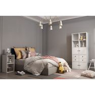 BK Concept G-YD-1015-Ç Beyaz 65 cm 4 Kapaklı Çekmeceli Giysi Dolabı