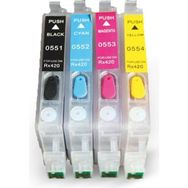 BK Epson T0551-T0554 Kolay Dolan Kartuş Seti