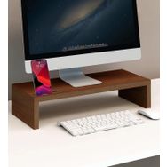 BK Gift Ahşap Telefon Bölmeli Monitör Yükseltici Stand