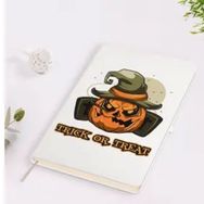 BK Gift Halloween Trick or Treat Tasarımlı 1 Beyaz Defter