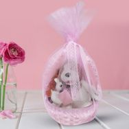 BK Renkli Peluş Figürlü Hoş Geldin Bebek Hediye Sepeti