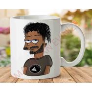 BK Simpsons İki Tarafı Baskılı Kupa Bardak