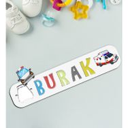 BK Toys Çocuklara Özel İsimli Ahşap Eğitici 1 Puzzle