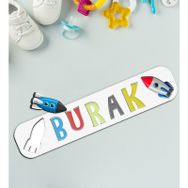 BK Toys Çocuklara Özel İsimli Ahşap Eğitici 11 Puzzle
