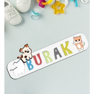 BK Toys Çocuklara Özel İsimli Ahşap Eğitici 17 Puzzle