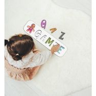 BK Toys Çocuklara Özel İsimli Fotoğraflı Kız Süper Kahraman Ahşap Eğitici Yapboz Puzzle
