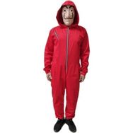 Bkmc Kırmızı La Casa De Papel Salvador Dali Cepsiz Unisex Çocuk Kostüm