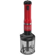 Black & Decker BCKM1014KR-QW Kırmızı 4 Parça Kablosuz El Blender Seti