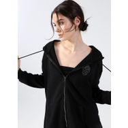 Black On Black K-Rival Kapüşon Yaka Taşlı Siyah Kadın Sweatshirt